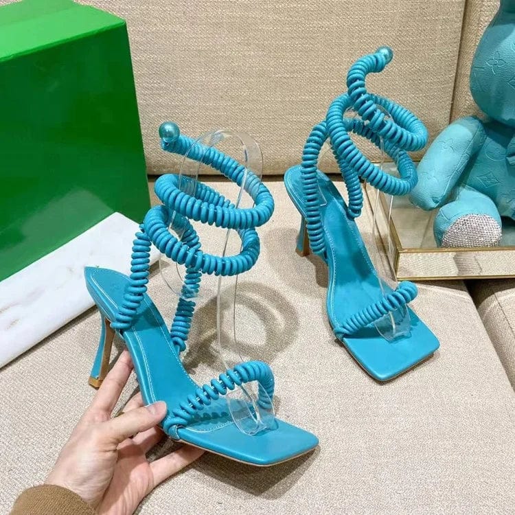 OUDINA 2022 Trendy Fashion Elegant High Quality High Heel Shoes For Women Sandals High Heels