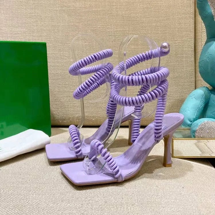 OUDINA 2022 Trendy Fashion Elegant High Quality High Heel Shoes For Women Sandals High Heels