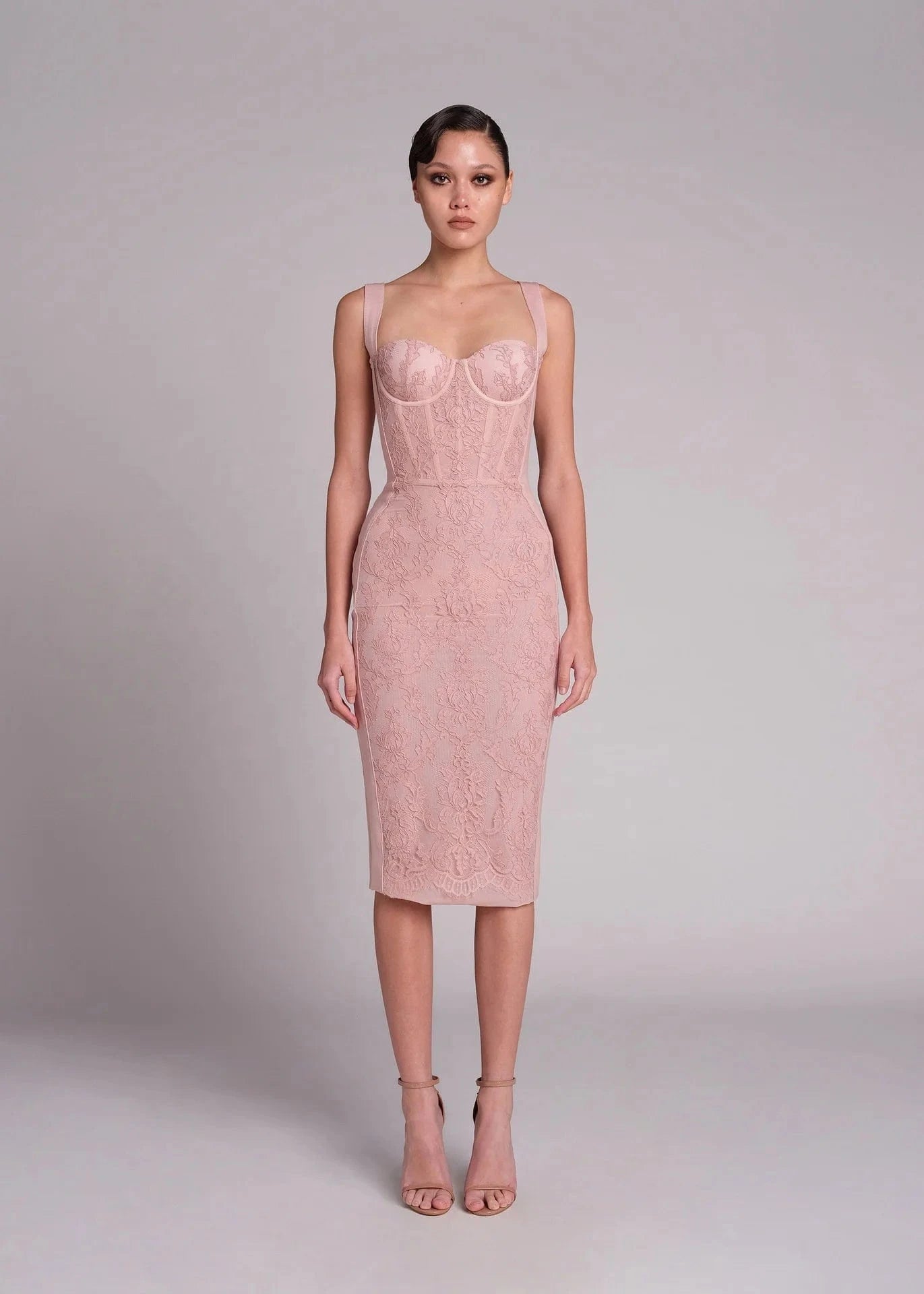 OUDINA Women's Stylish Clothing French Long Nightclub Tight Dresses Women Lady Elegant Formal Long Lace Evening Dress