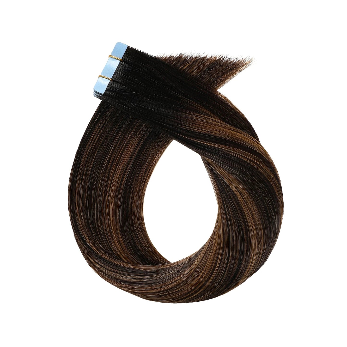 #P1B/6/T1B / 22 Inches European Double Drawn Russian Human Hair Tape Hair Extension High Quality Natural Remy Tape In Hair Extension