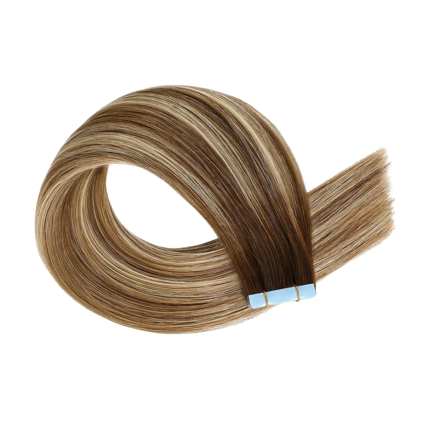 #P6/613/T4 / 18 Inches European Double Drawn Russian Human Hair Tape Hair Extension High Quality Natural Remy Tape In Hair Extension