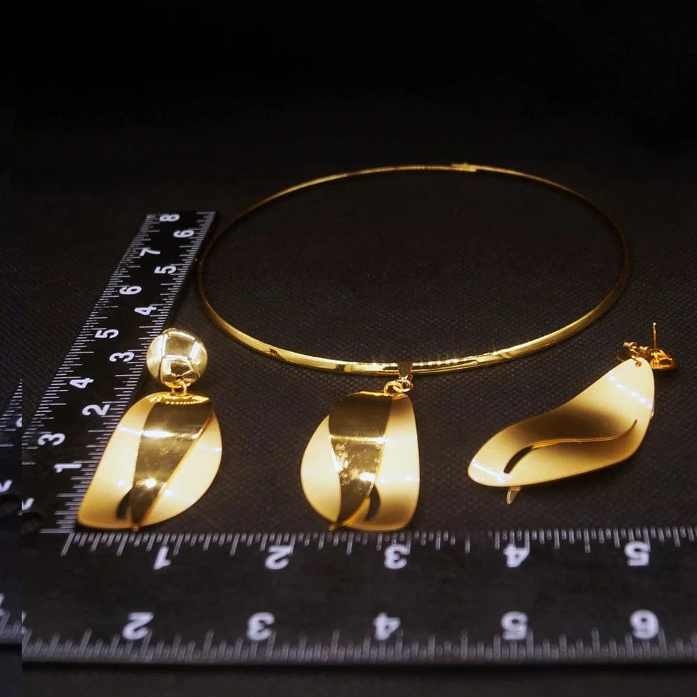 Party High Quality Necklace Jewelry / Adjustable / N220029 Zhuerrui Party High Quality Necklace Jewelry Brazilian Gold Ladies Jewelry Luxury Dubai Jewelry Sets N220029
