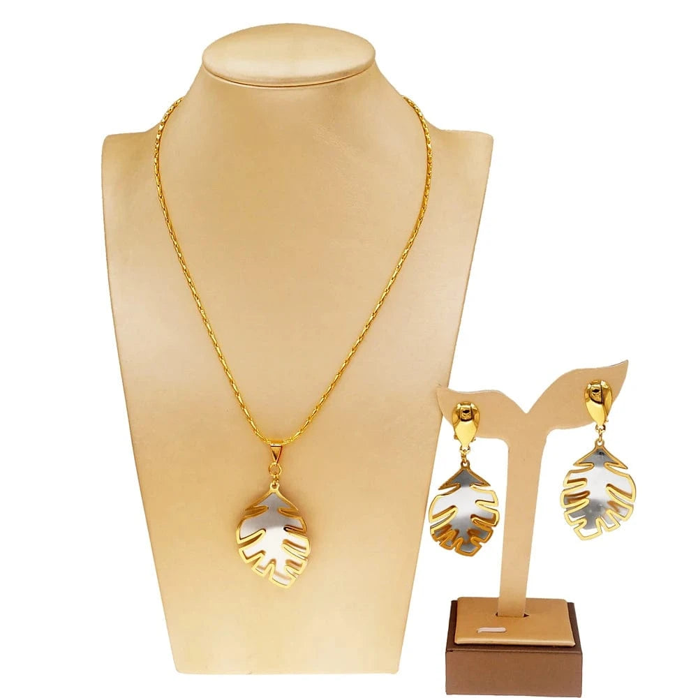 Party High Quality Necklace Jewelry / Adjustable / N220063 Zhuerrui Party High Quality Necklace Jewelry Brazilian Gold Ladies Jewelry Luxury Dubai Jewelry Sets N220063