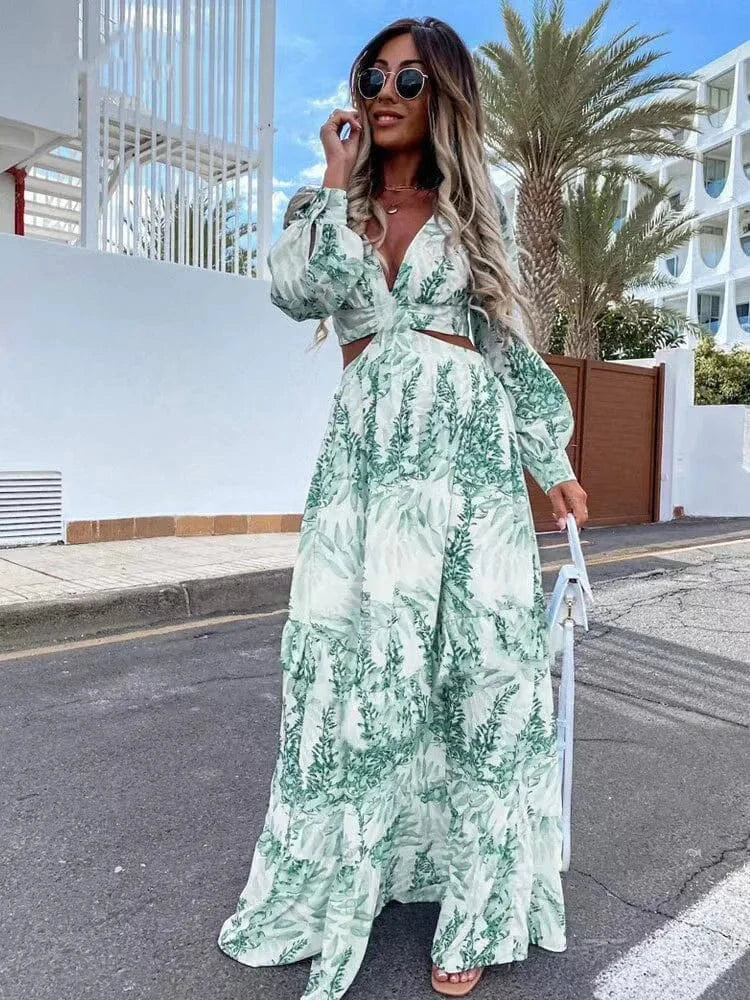 PASUXI Wholesale Lady Sexy Dresses Summer Fashion Print Plus Size Dress Girl Party Casual Dresses Women