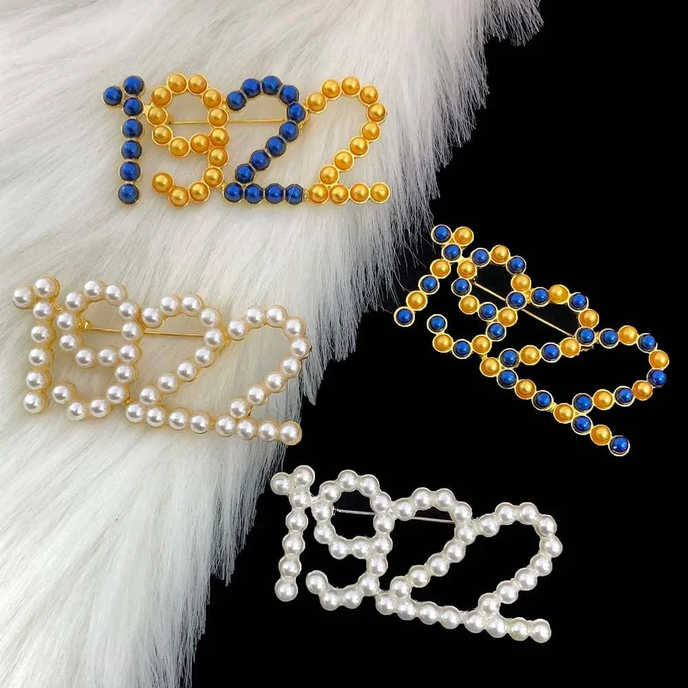 Pearl  Inlay Society Greek Paraphernalia Sorority Jewelry Gifts1922 Brooch Sigma Gamma Rho Jewelry Customize