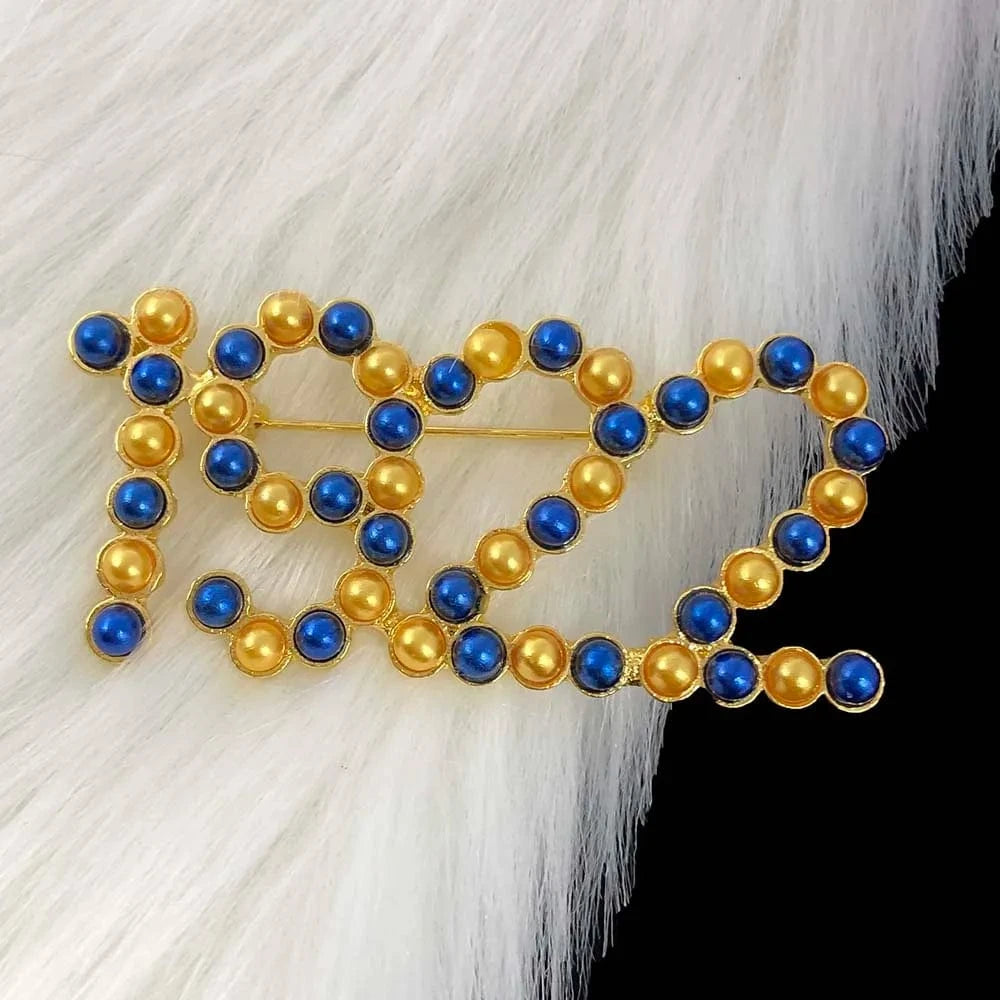 Pearl  Inlay Society Greek Paraphernalia Sorority Jewelry Gifts1922 Brooch Sigma Gamma Rho Jewelry Customize