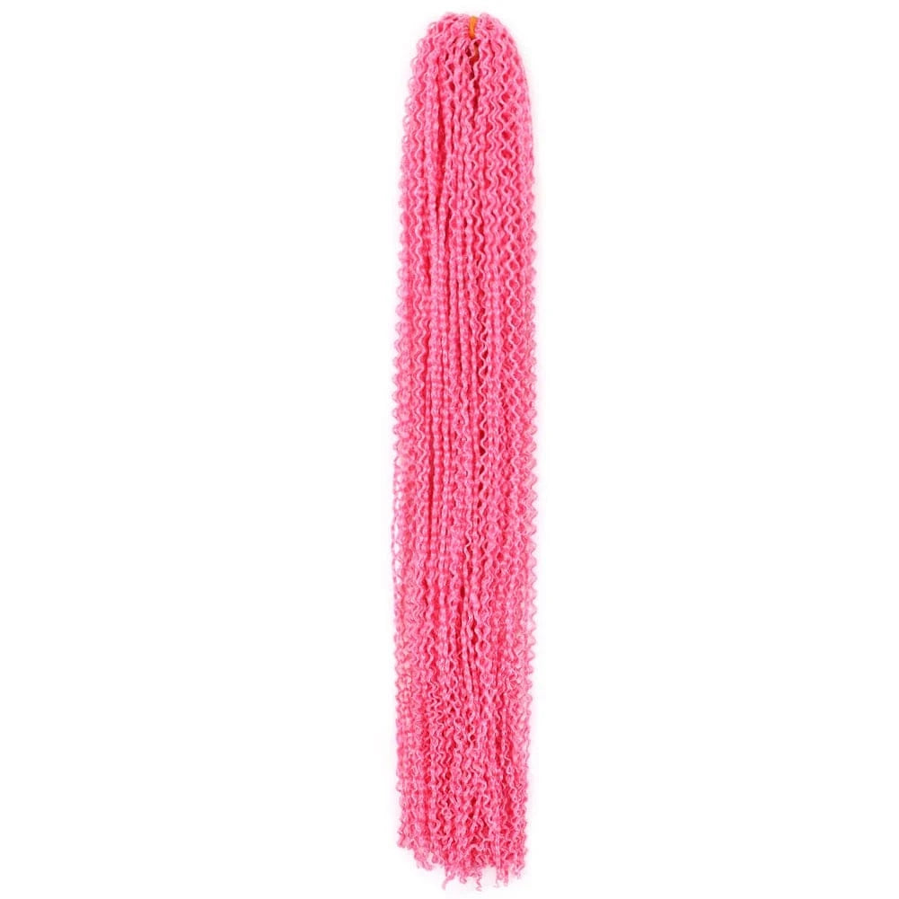Pink# / 22 Inches Zizi Braiding hair Micro Zizi Ombre Blonde Purple Blue Grey colors Synthetic Box Braids hair micro Zizi Crochet Braids Hair
