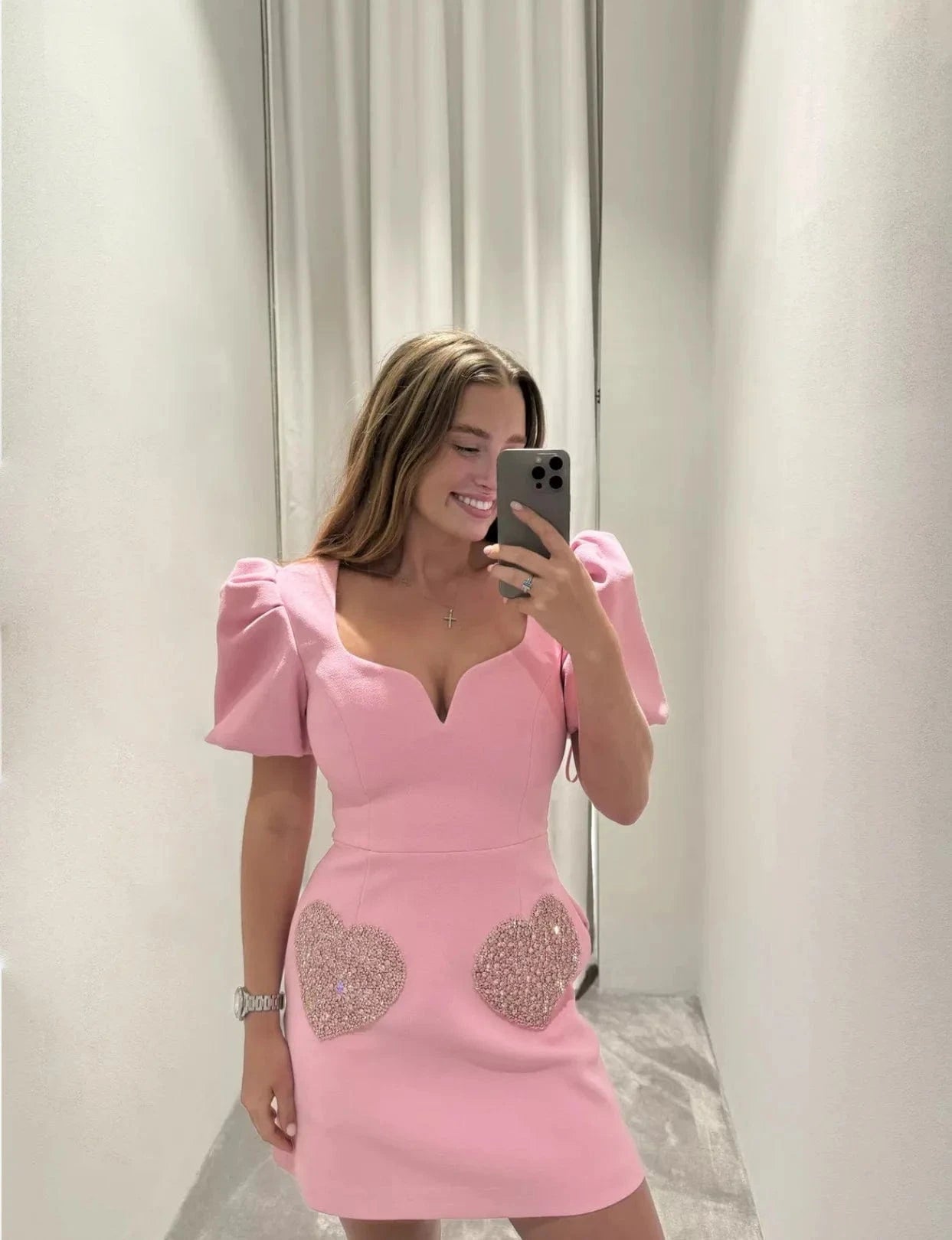 Pink Cami Evening Party Women's Patchwork Dresses 2024 Dresses Lady Women Elegant Spring Women Clothes