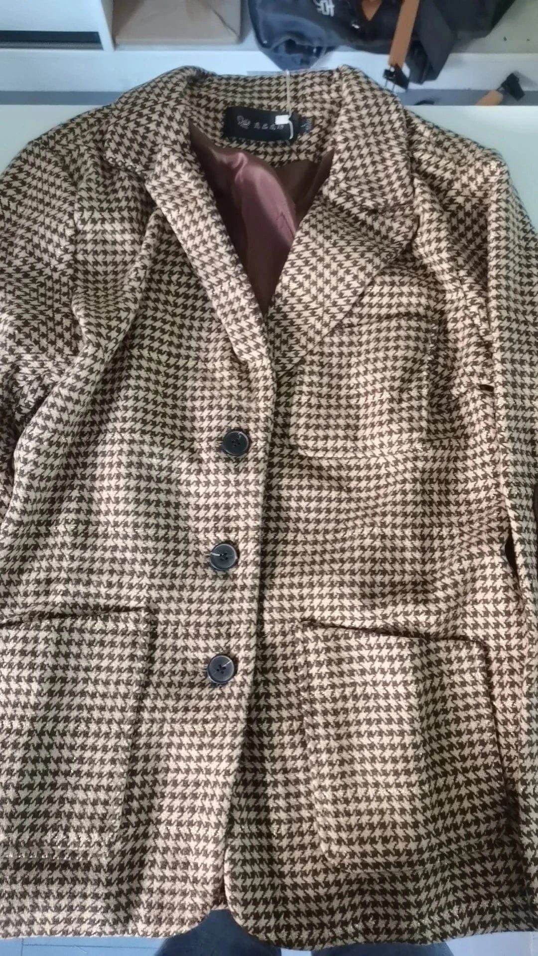 Plaid Elegant Women's Blazer Suits Tailoring Latest Fashion Coat Luxury Blazers 2024 Spring Clothing Jacket for Women Long Trend