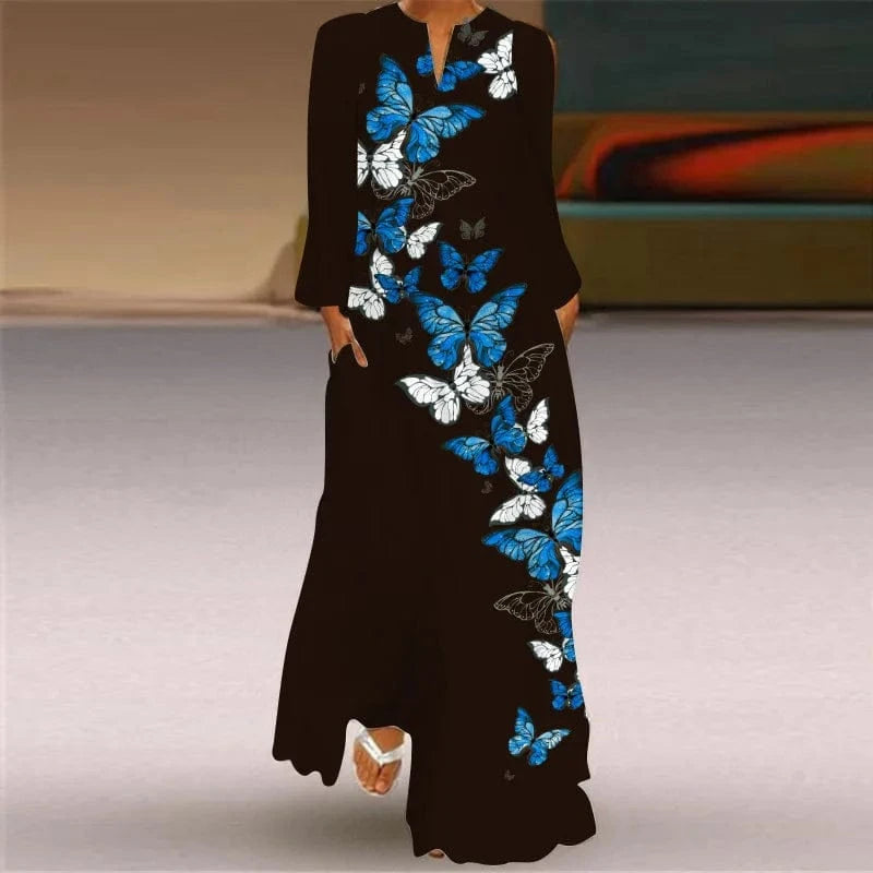 Plus Size 5XL NEW arrivals 2024 Human Face Printed Ladies Elegant Party Retro Long Dress Summer Fashion Casual African Dresses