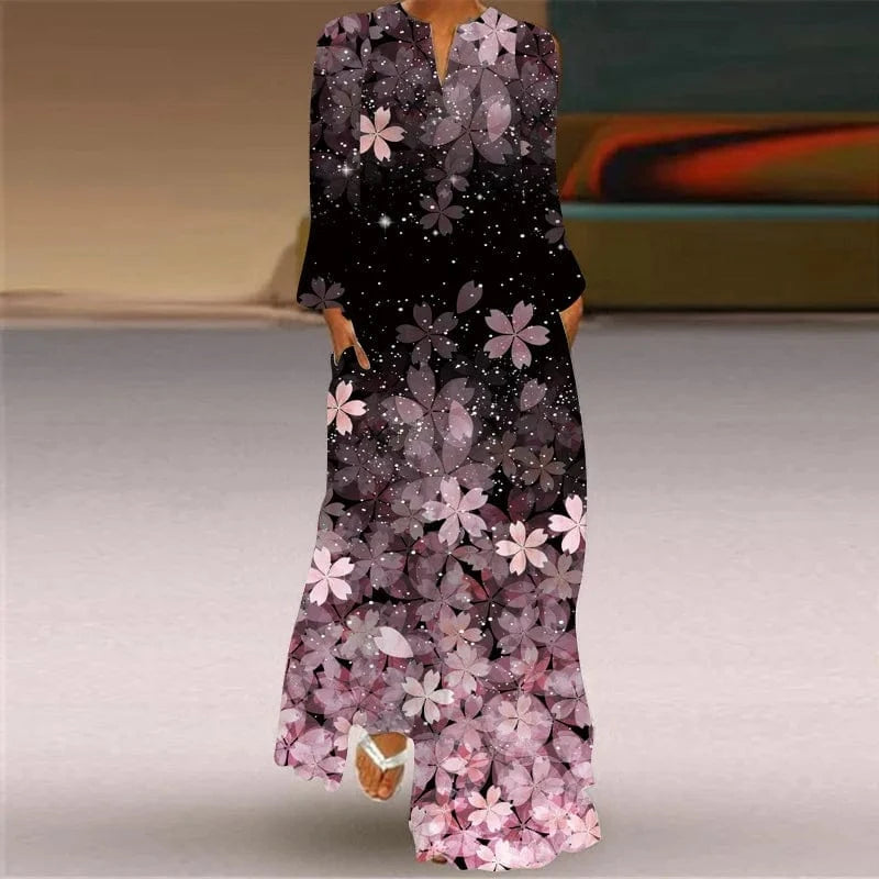 Plus Size 5XL NEW arrivals 2024 Human Face Printed Ladies Elegant Party Retro Long Dress Summer Fashion Casual African Dresses
