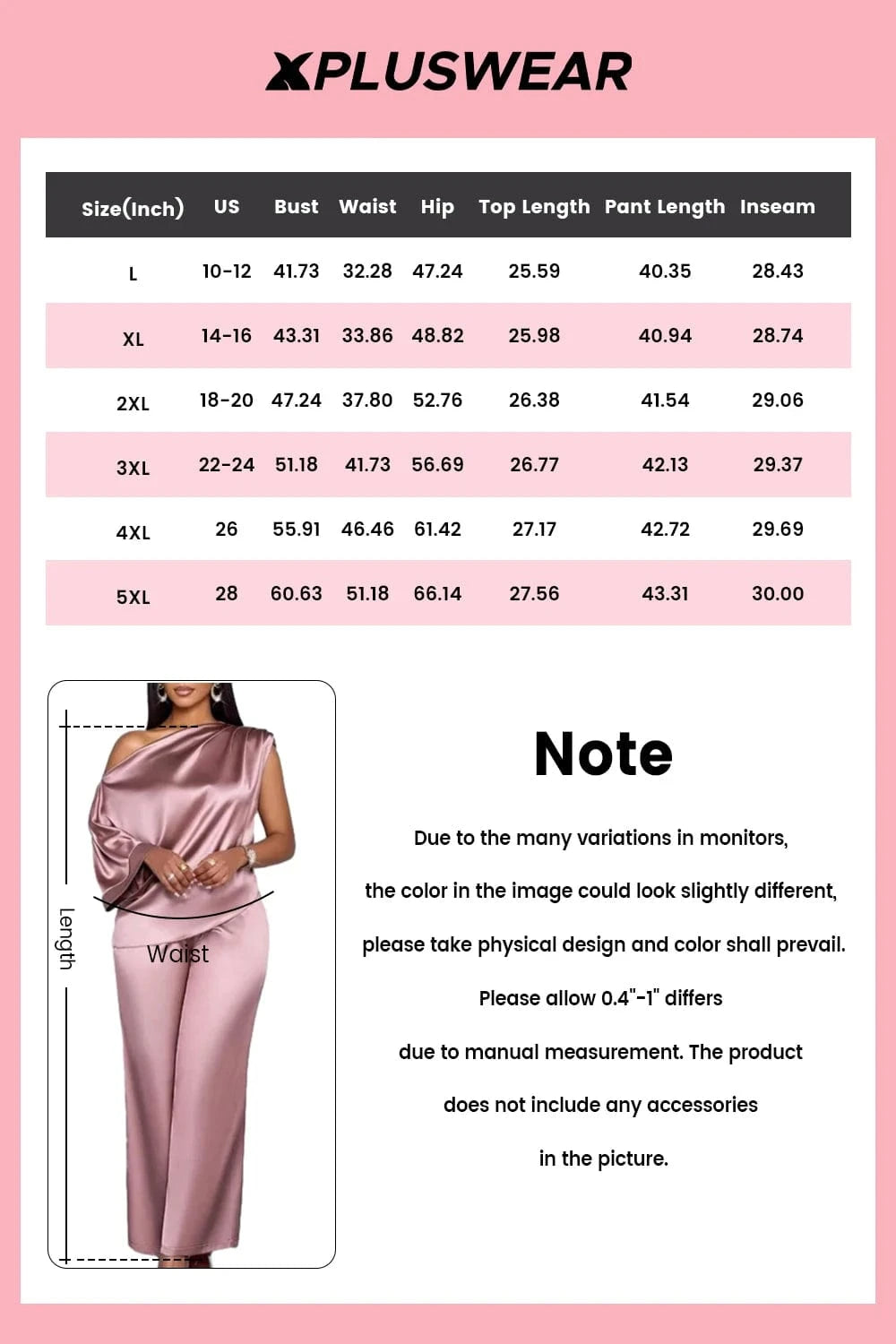 Plus Size Business Casual Green Elegant Oblique Collar Short Sleeve Pocket Satin Two Piece Pant Sets