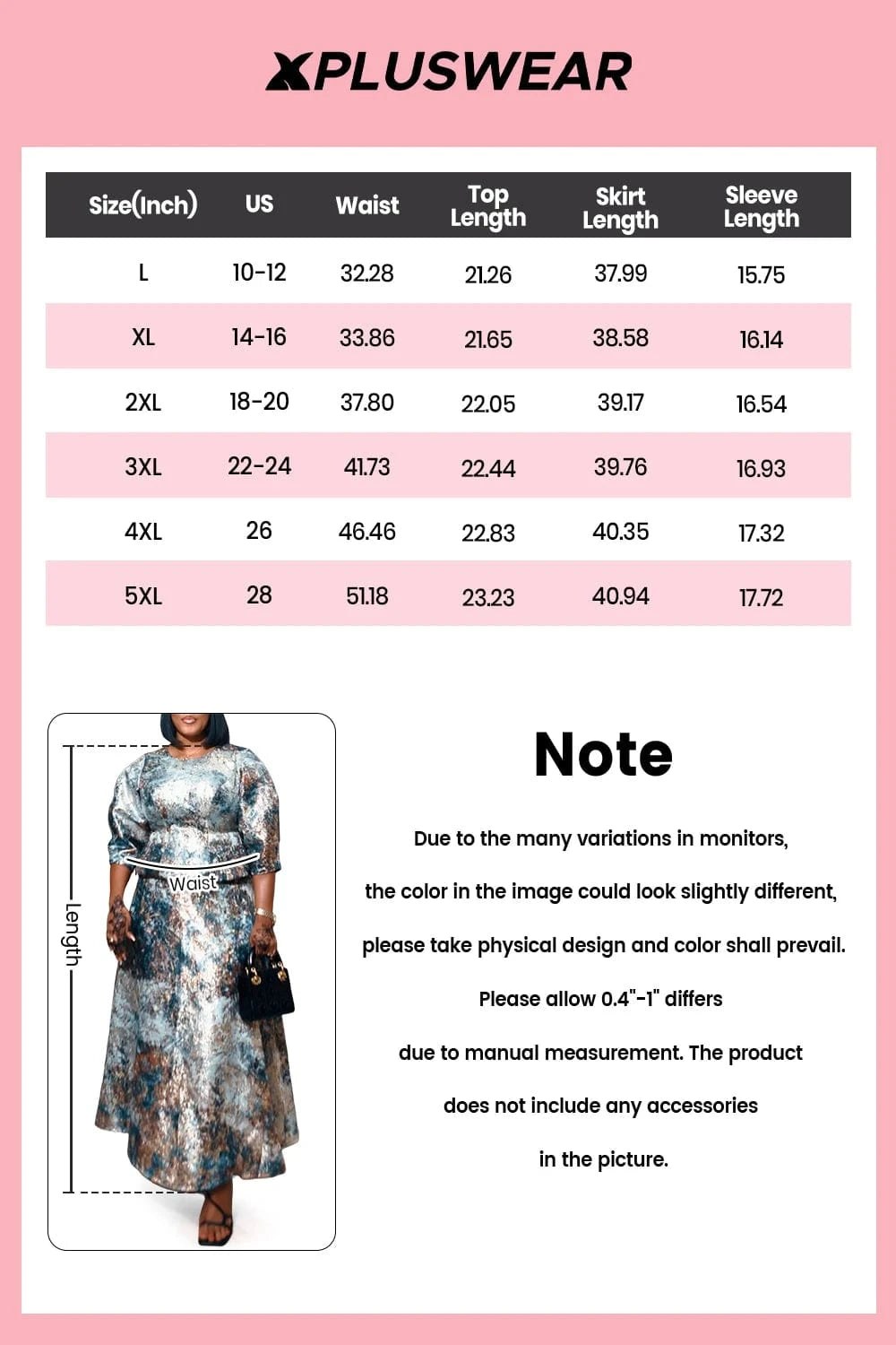 Plus Size Mother Of The Bride Elegant Grey All Over Print Round Neck 3/4 Sleeve Satin Two Piece Skirt Sets [