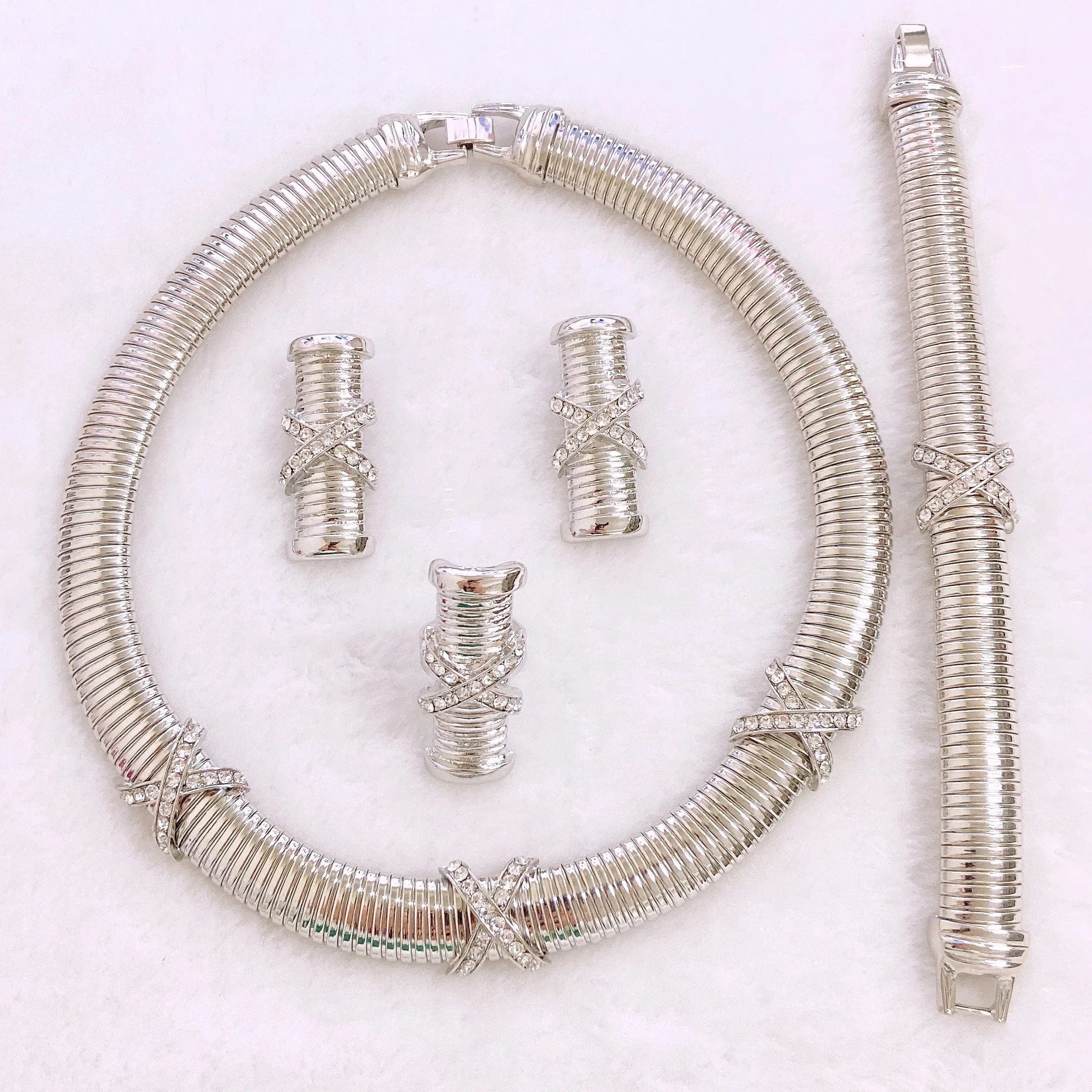 Popular Fashion Gold Plated Copper Dubai Brazilian Jewelry Set Latest Wedding Bridal Party Gift Birthday Factory Jewels