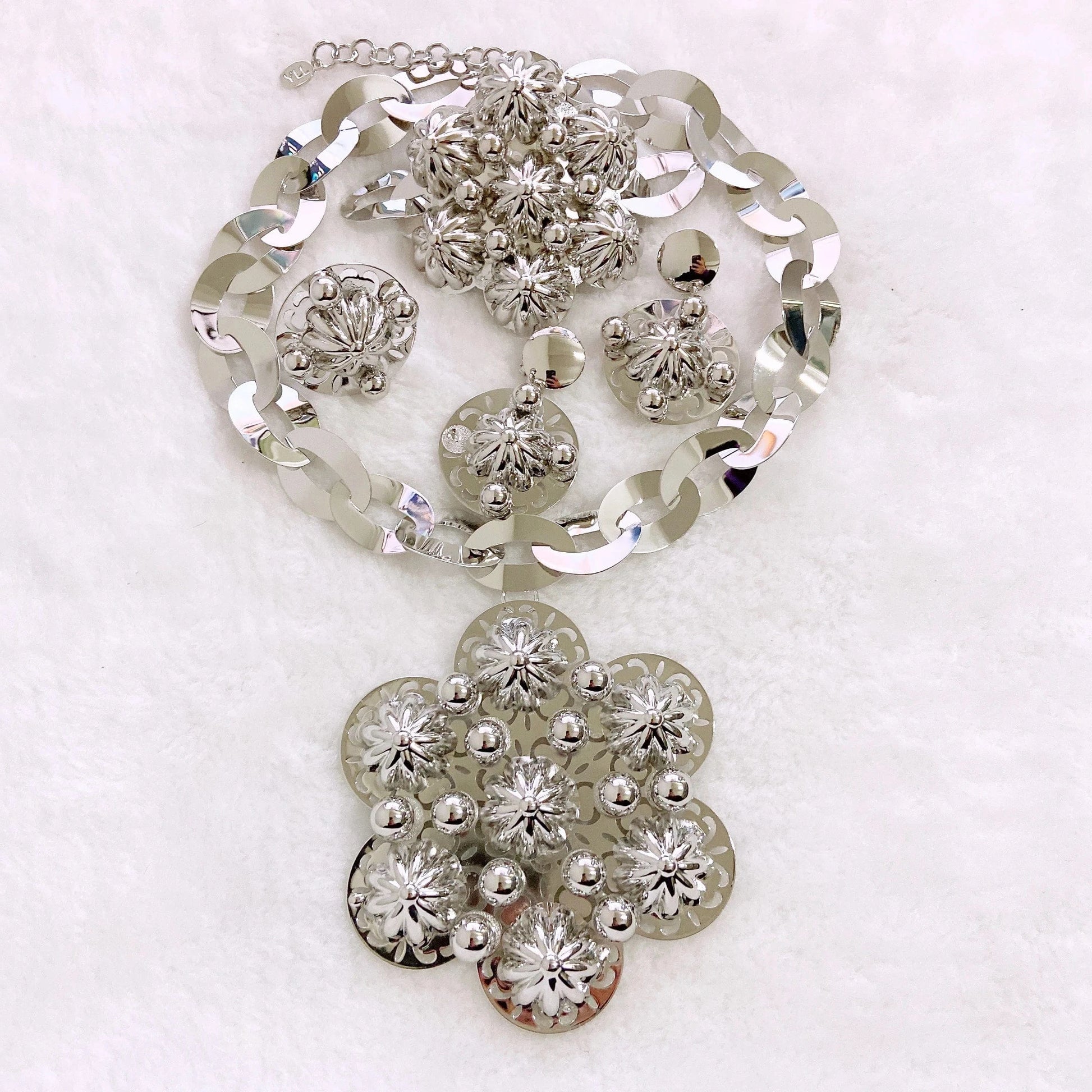 Popular Fashion Gold Plated Copper Dubai Brazilian Jewelry Set Latest Wedding Bridal Party Gift Birthday Factory Jewels