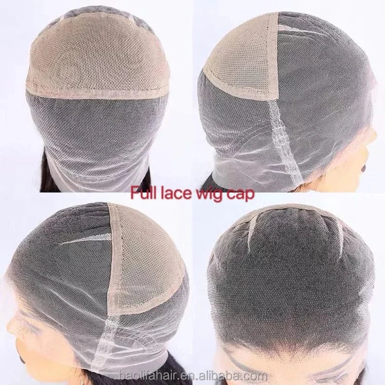Pre Plucked 100% Raw Unprocessed Glueless Brazilian Virgin Hair Wig 12A Full Lace Hd Human Hair Wig