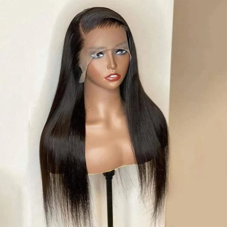 Pre Plucked 100% Raw Unprocessed Glueless Brazilian Virgin Hair Wig 12A Full Lace Hd Human Hair Wig