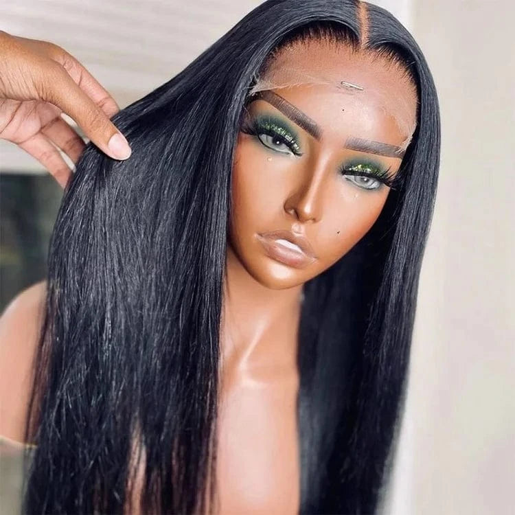 Pre Plucked 100% Raw Unprocessed Glueless Brazilian Virgin Hair Wig 12A Full Lace Hd Human Hair Wig