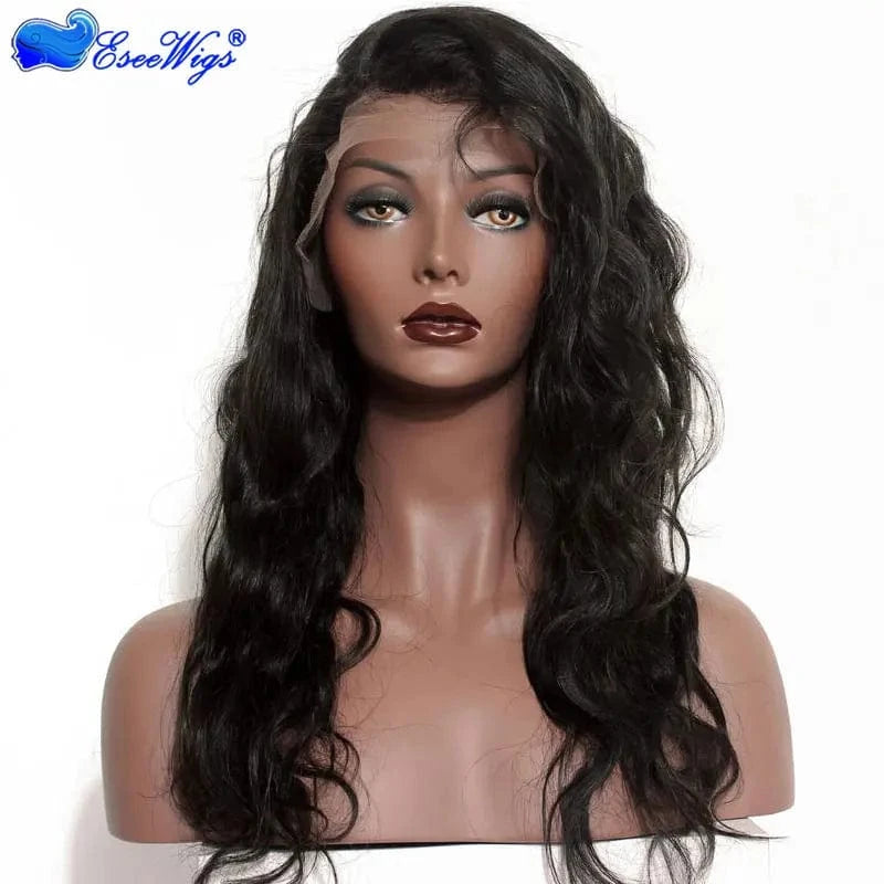 Pre-Plucked 250 Density Lace Front Wigs Body Wave Natural Hair Line Glueless Full Lace Human Hair Wigs with Baby Hair