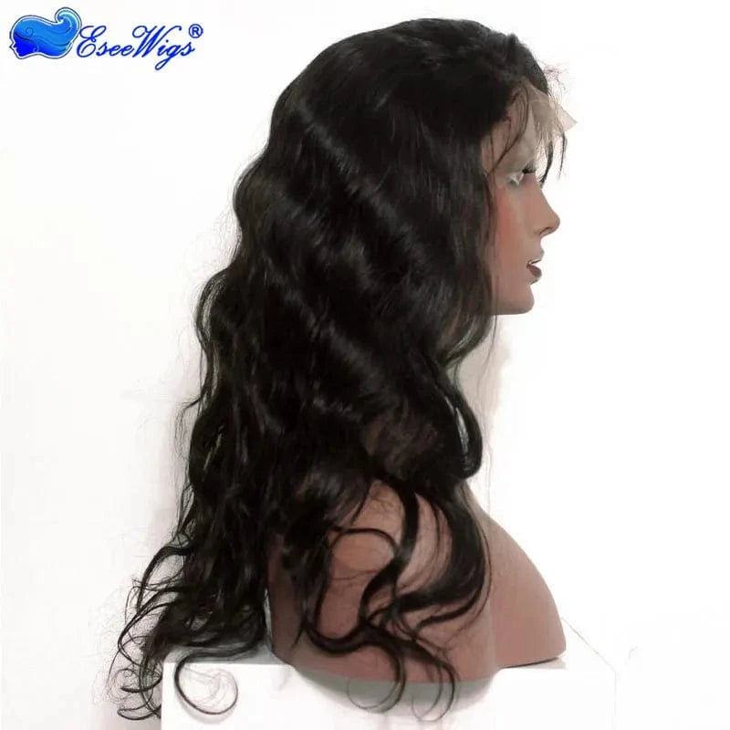 Pre-Plucked 250 Density Lace Front Wigs Body Wave Natural Hair Line Glueless Full Lace Human Hair Wigs with Baby Hair