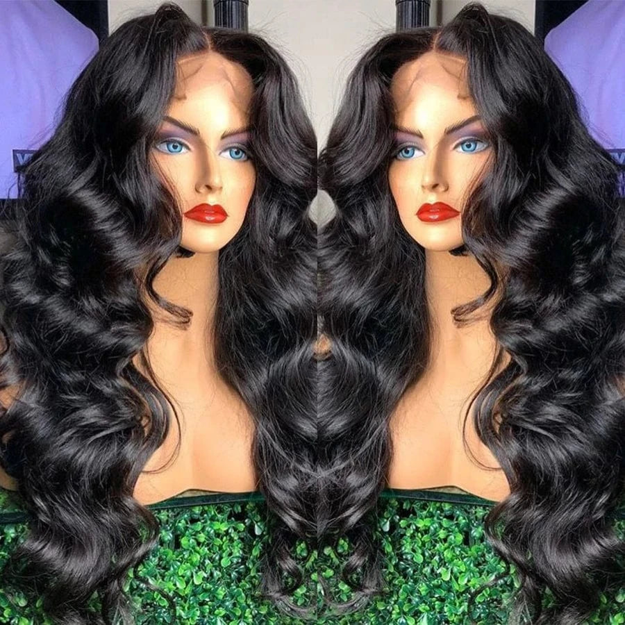 pre plucked cuticle aligned brazilian human hair pink transparent lace front wig, 150%density water wave 360 lace frontal wig