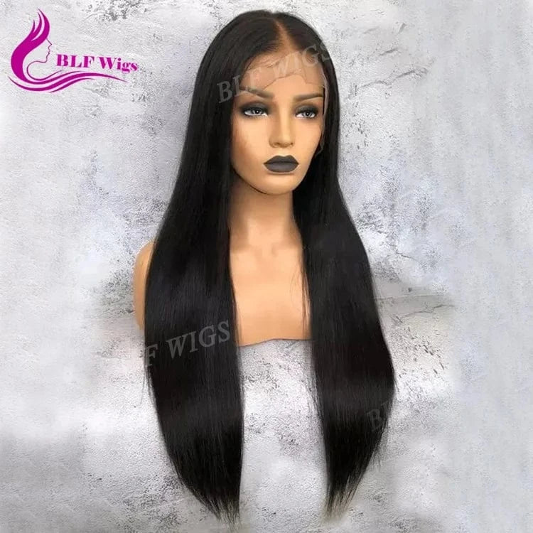 Pre Plucked Full Lace Front Wig Natural Brazilian Raw Virgin Hair Human Hair Transparent Full Lace Wigs