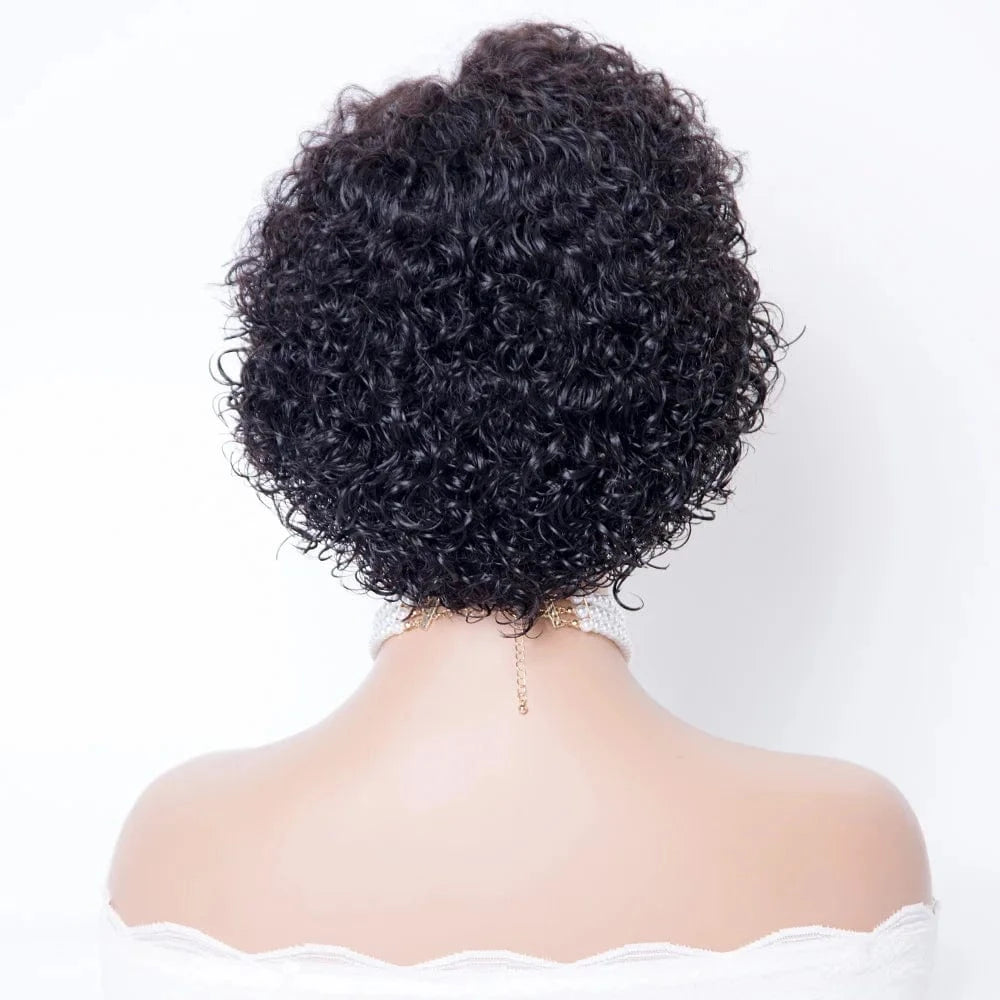 Premier Baby Hairline Curly Wig Hd Lace Front Wigs Human Hair New 4C Edges Curly Natural Hairline Toupee in Stock