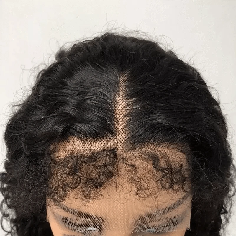 Premier Baby Hairline Curly Wig Hd Lace Front Wigs Human Hair New 4C Edges Curly Natural Hairline Toupee in Stock