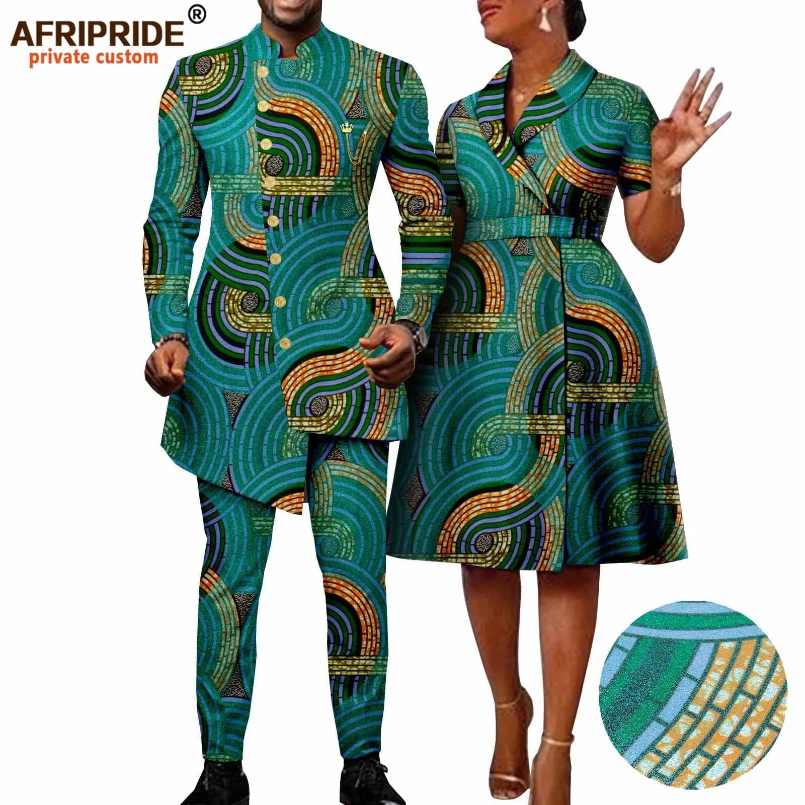 Print Batik Cotton Set for Women & Men