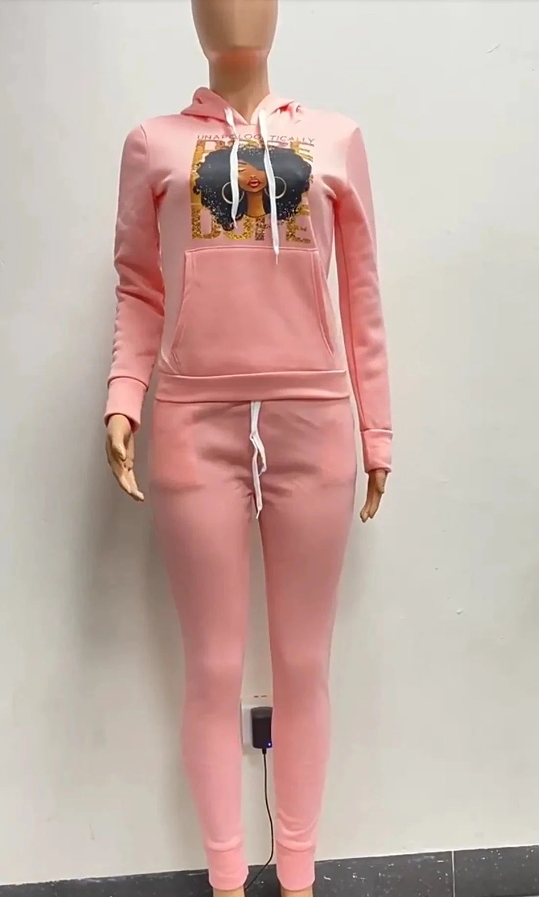 Print Pullover Hoodies Sweatsuits Women Two Piece Set Autumn Winter Fashion Casual Long Sleeve Hooded Sweatpants Tracksuits