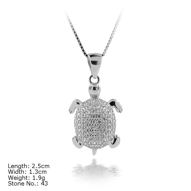 PZA2-147 Kids Pendant Animal Collection Seahorse Necklace Pendant 925 Silver Sterling Jewelry