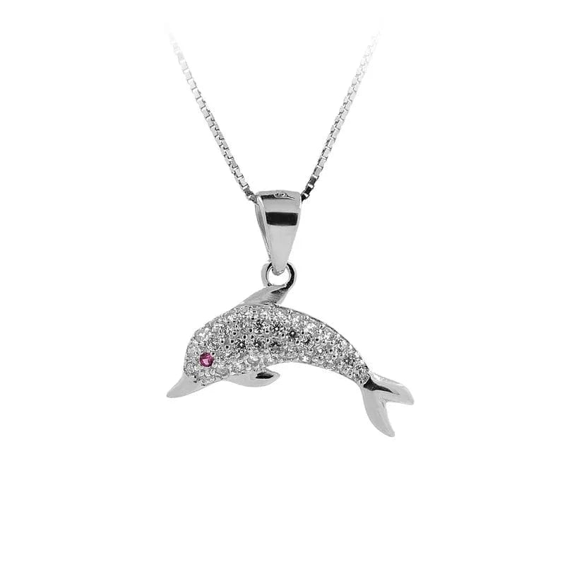PZA2-151 Kids Pendant Animal Collection Seahorse Necklace Pendant 925 Silver Sterling Jewelry