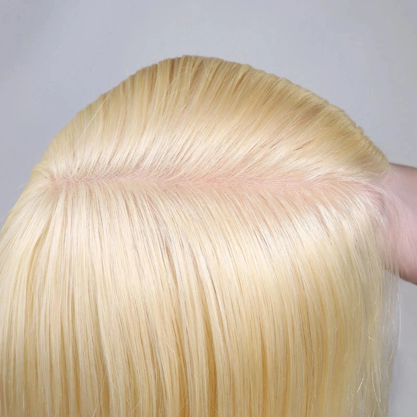 Q6 Base Cap Black Brown Blonde Man Hair Capillary Prosthesis 16 Inch Natural Human Hair V Loop Toupee For Men