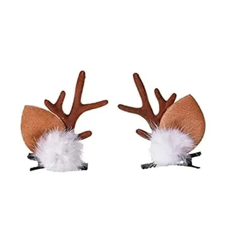 QIUHAN Spring Woodland Flower Fairy Rabbit Hairband Easter Floral Bunny Ears Headband