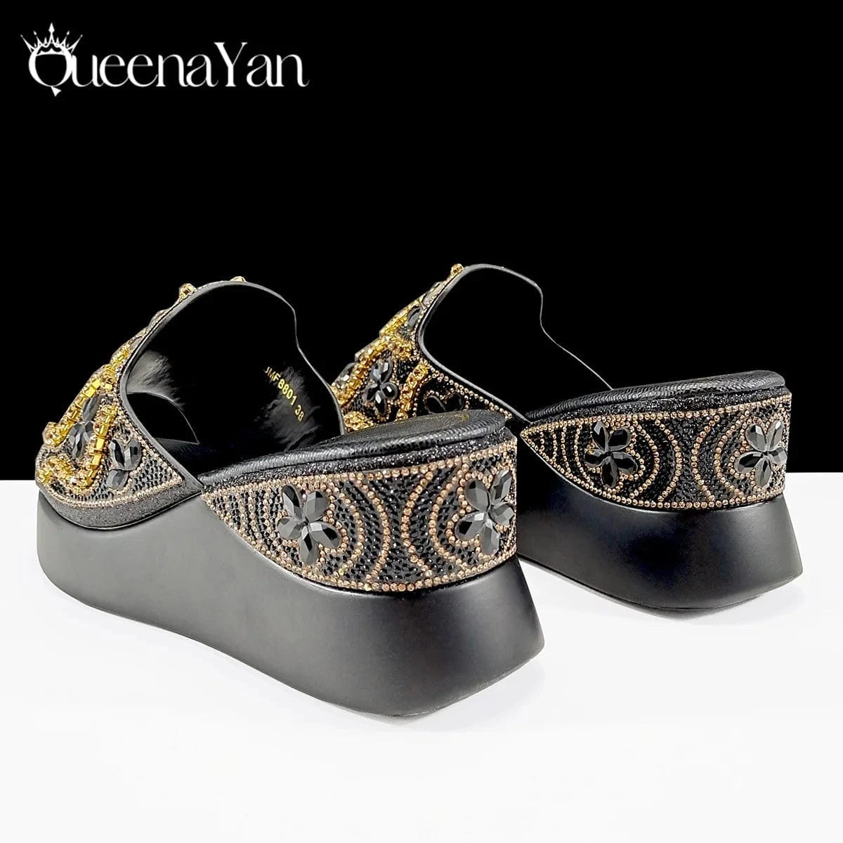 Queena Yan High Quality 2025 Newst Hot Selling Open Toe Slingback Sandals with Bag Set in Green Color For Women Wedding Party