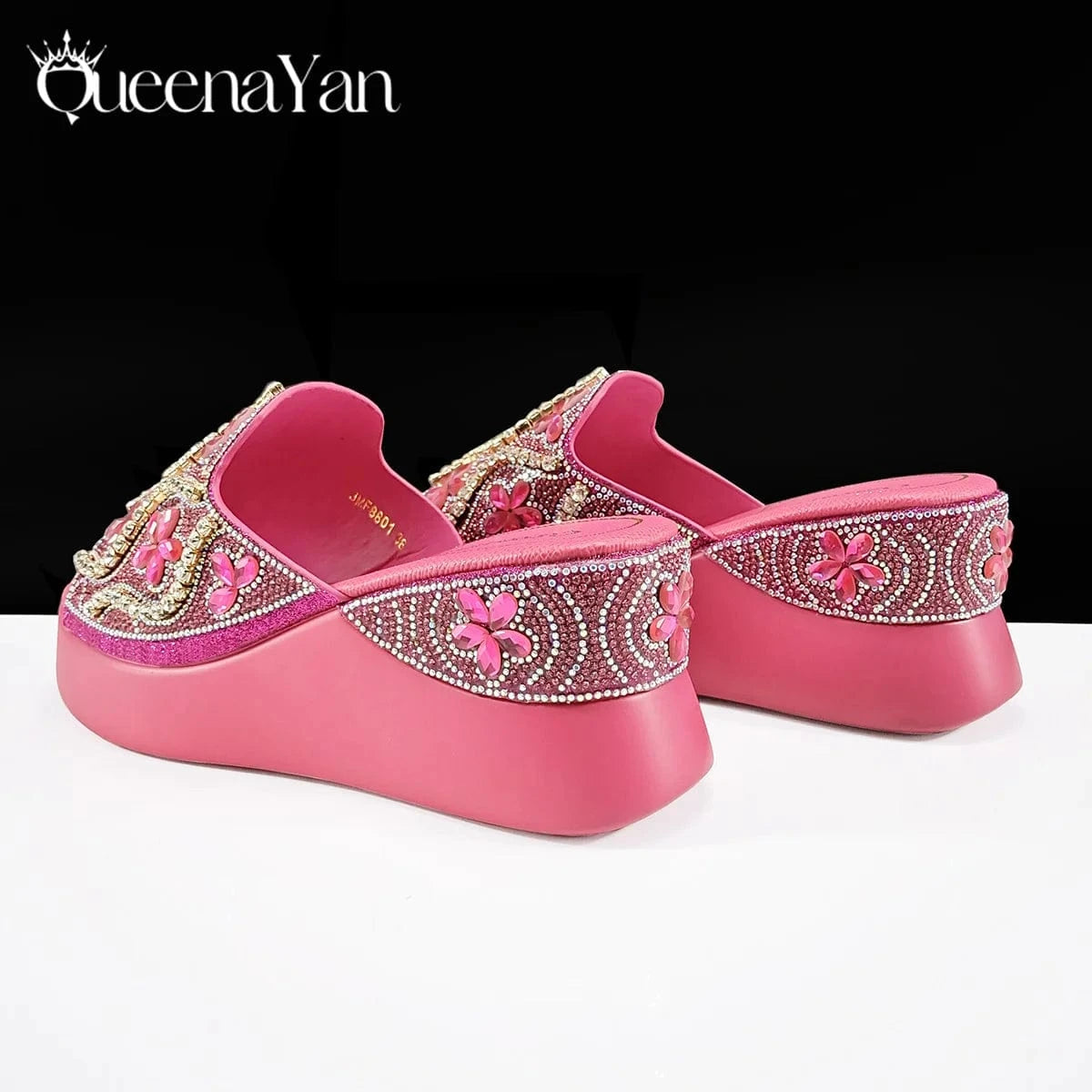 Queena Yan High Quality 2025 Newst Hot Selling Open Toe Slingback Sandals with Bag Set in Green Color For Women Wedding Party