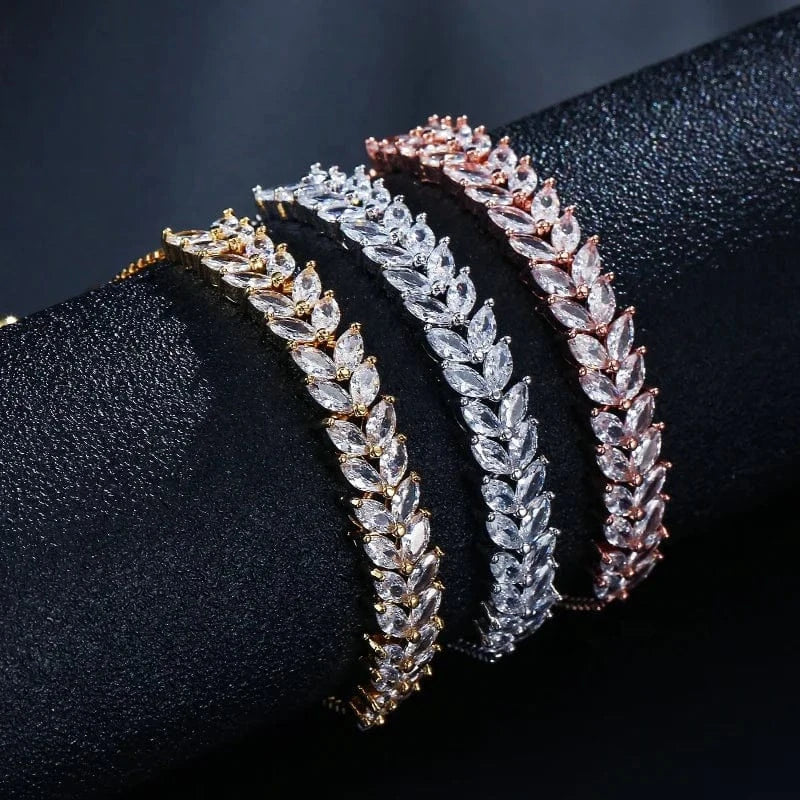 RAKOL BP161 Korean New Designer Fashion Jewelry gold plated Luxury crystal Zircon Adjustable women Bracelet jewelry 2022