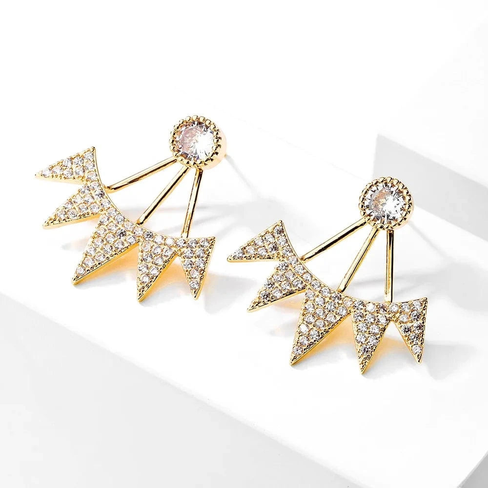RAKOL EP1076 2022 new hot sell gold plated bridal wedding ladies fashion cluster stud fine designer luxury earrings jewelry