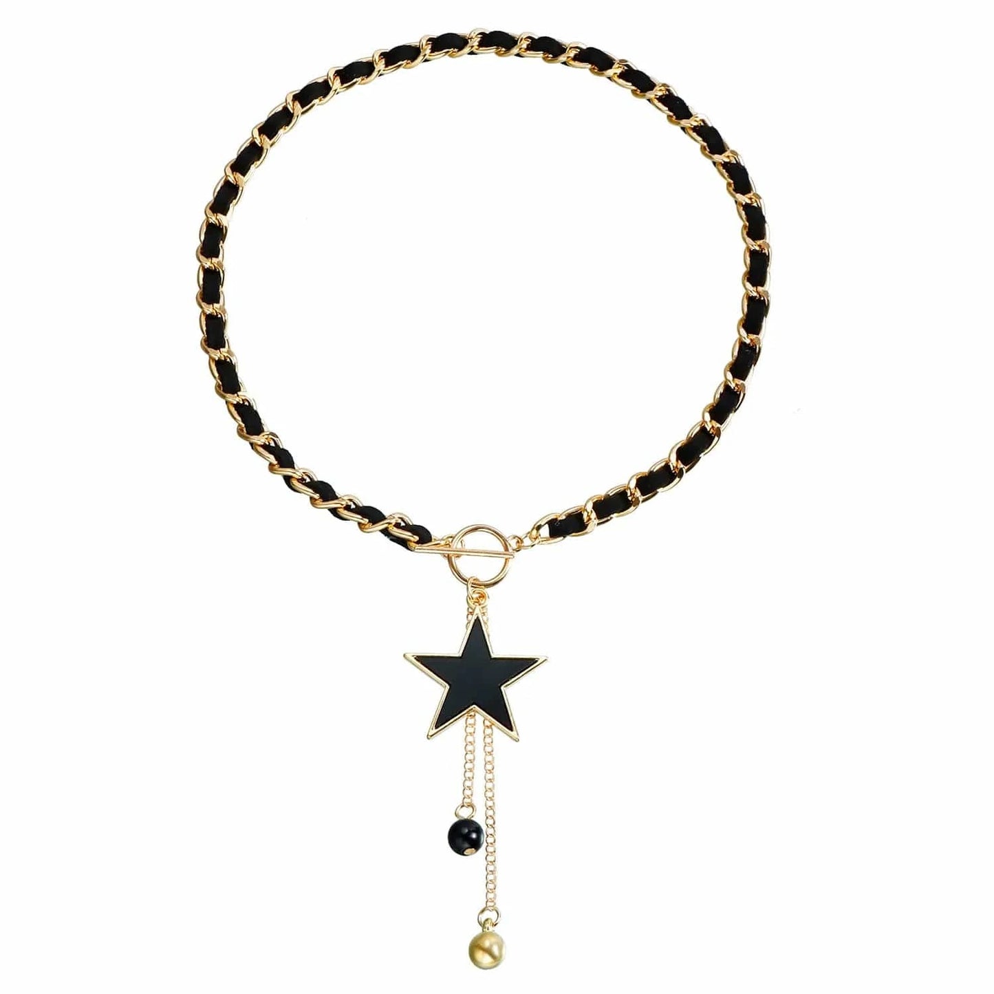 Random Sexy Wrapped Velvet Chain Black Heart-shaped Gold Butterfly Necklace for Women Girls Collarbone Chain Tassel Collar Bulk