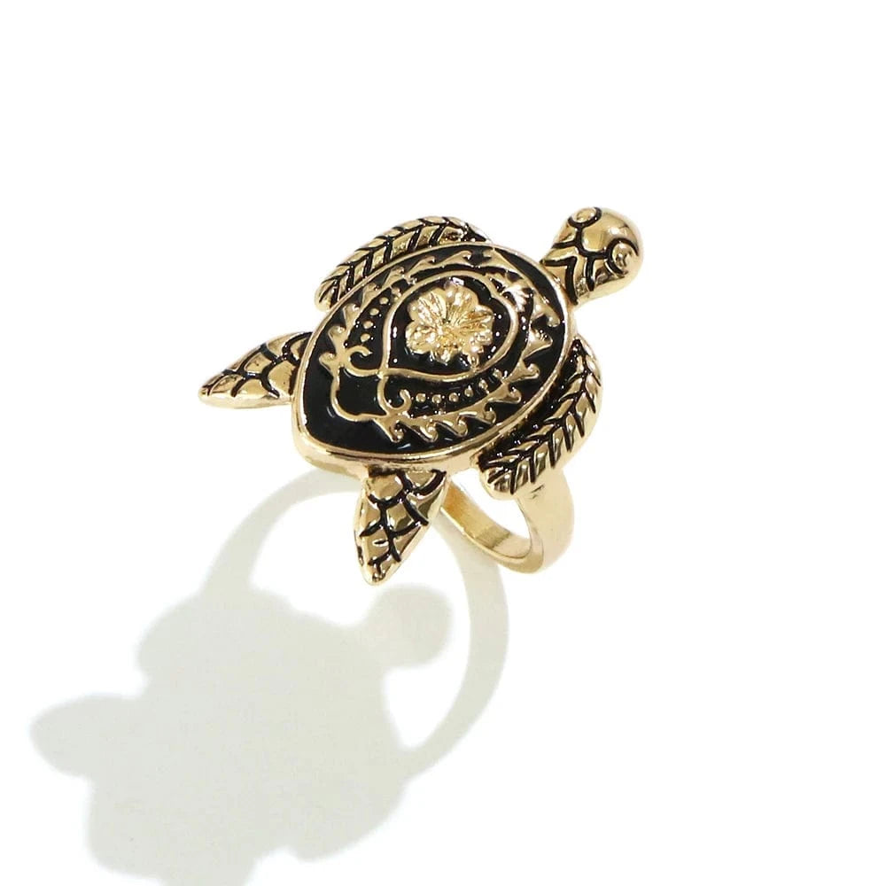 Random size/ style / GJZ483 Komi Hawaiian Rings Pearl personalized Style Rings Gold Plated hawaiian jewelry wholesale