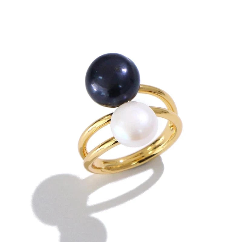 Random size/ style / GJZ631 Komi Hawaiian Rings Pearl personalized Style Rings Gold Plated hawaiian jewelry wholesale