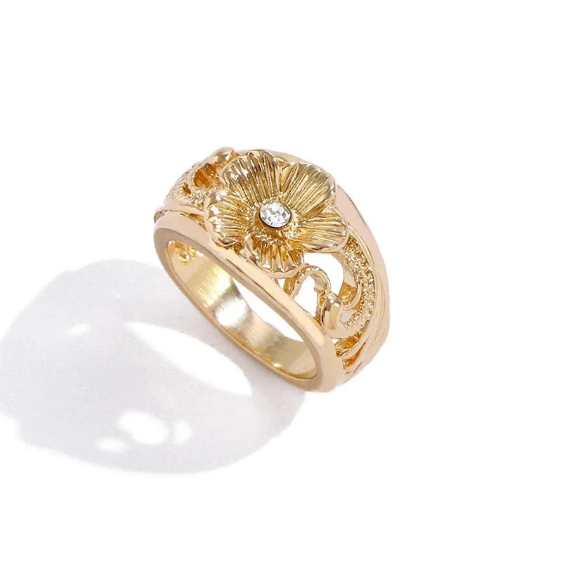 Random size/ style / GJZ739 Komi Hawaiian Rings Pearl personalized Style Rings Gold Plated hawaiian jewelry wholesale