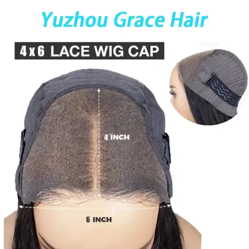 Raw Indian Hair Glueless HD Lace Body Wave Lace Closure Breathable Wig Human Hair Pre Cut Wear and Go Wigs
