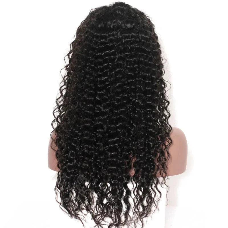 Raw indian pre plucked 360 frontal lace wig Diva curly human hair 360 lace Front wig full lace 150% density free ship