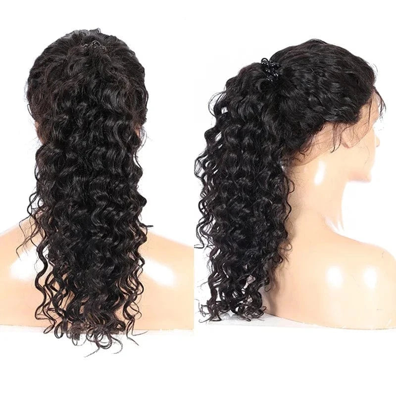 Raw indian pre plucked 360 frontal lace wig Diva curly human hair 360 lace Front wig full lace 150% density free ship