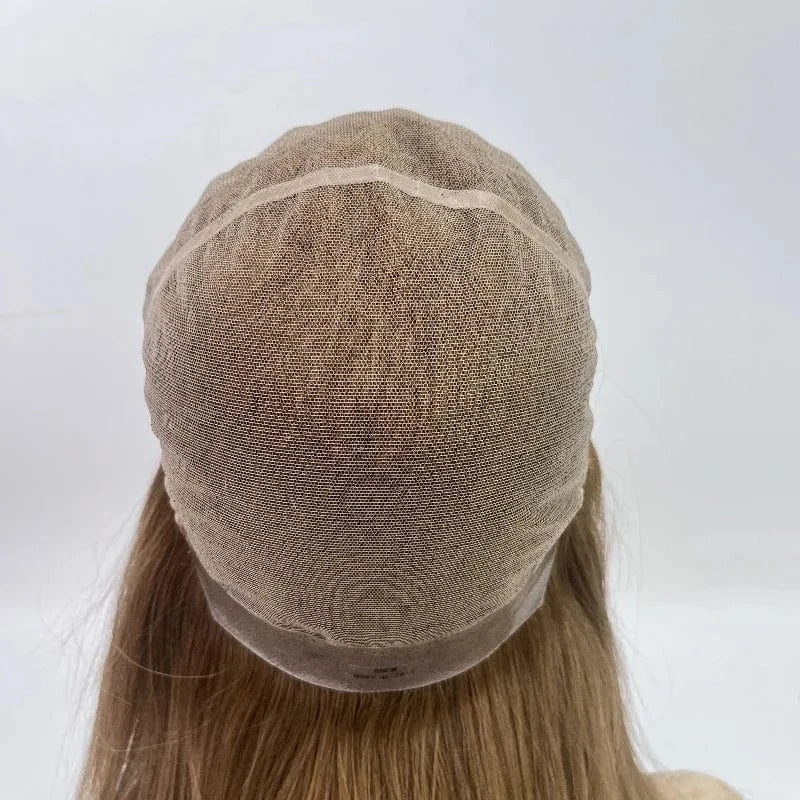Ready to ship brazilian remy human hair 14inch Glueless swiss lace with pu medical wigs for alopecia woman patients