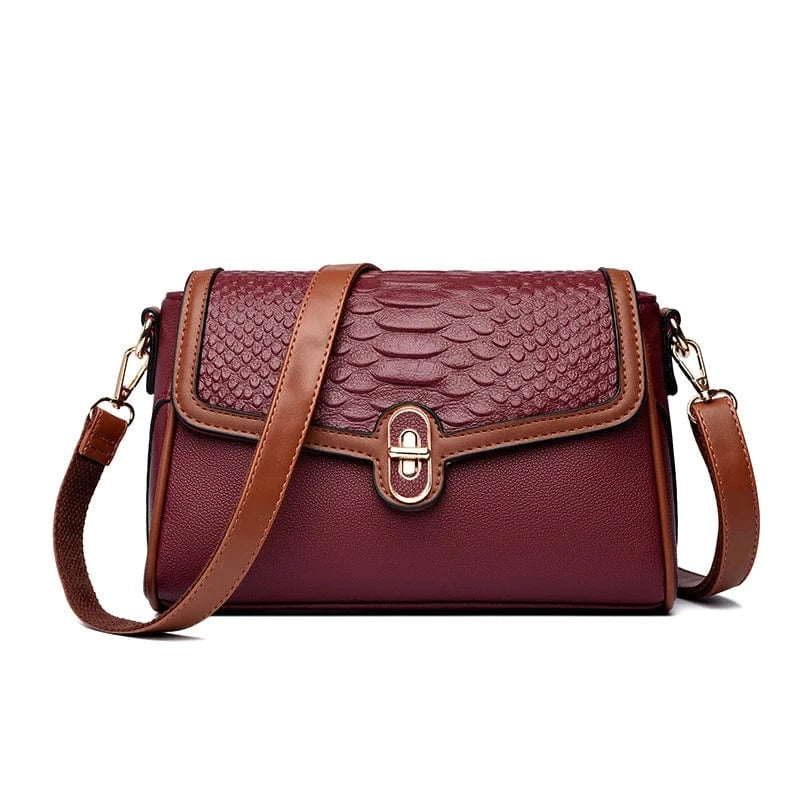 Red 2024 Designer Handbag Zipper Bags Women Handbags Shoulder Rivet Bags Women Handbags Ladies
