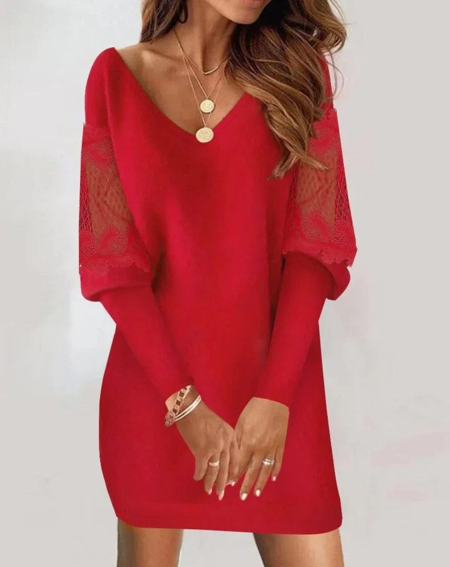 Red / L Fashionable Sexy Women's Clothing Printed Dress Available On Amazon's Cross-border Selling Platform