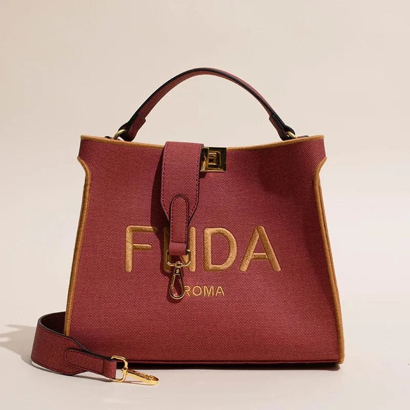 Red New design large capacity Tote Bag Top Quality Ladies crossbody Bucket Bag Designer handbags for women luxury