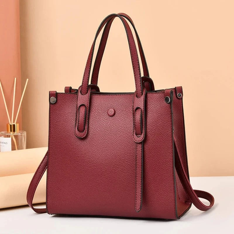 Red New Fashion casual tote bag for women wholesale price women's shoulder bags trendy designer high quality handbags